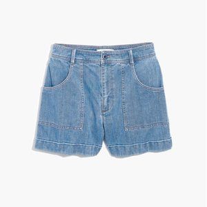 NWT Madewell High-Rise Cuffed Denim Shorts size 26